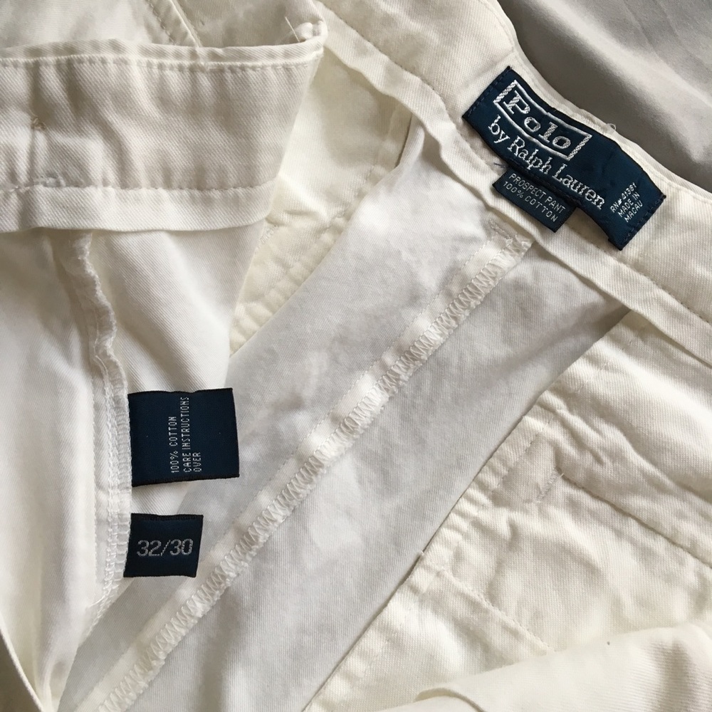 Ralph Lauren White Casual Pant
